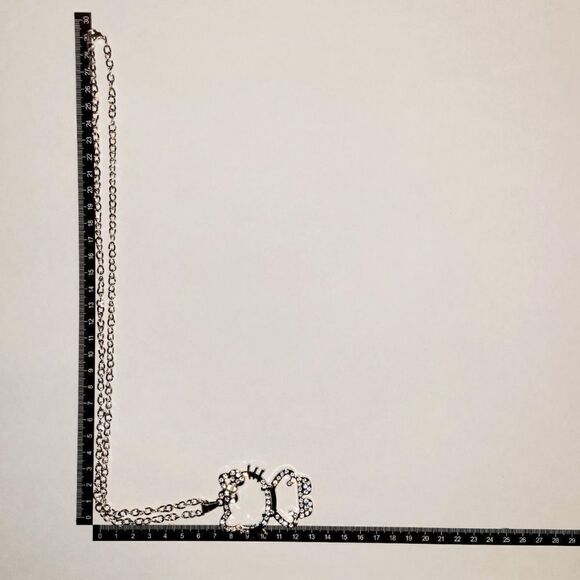 Brand New Silver Rhinestone Hello Kitty Necklace - Picture 6 of 7